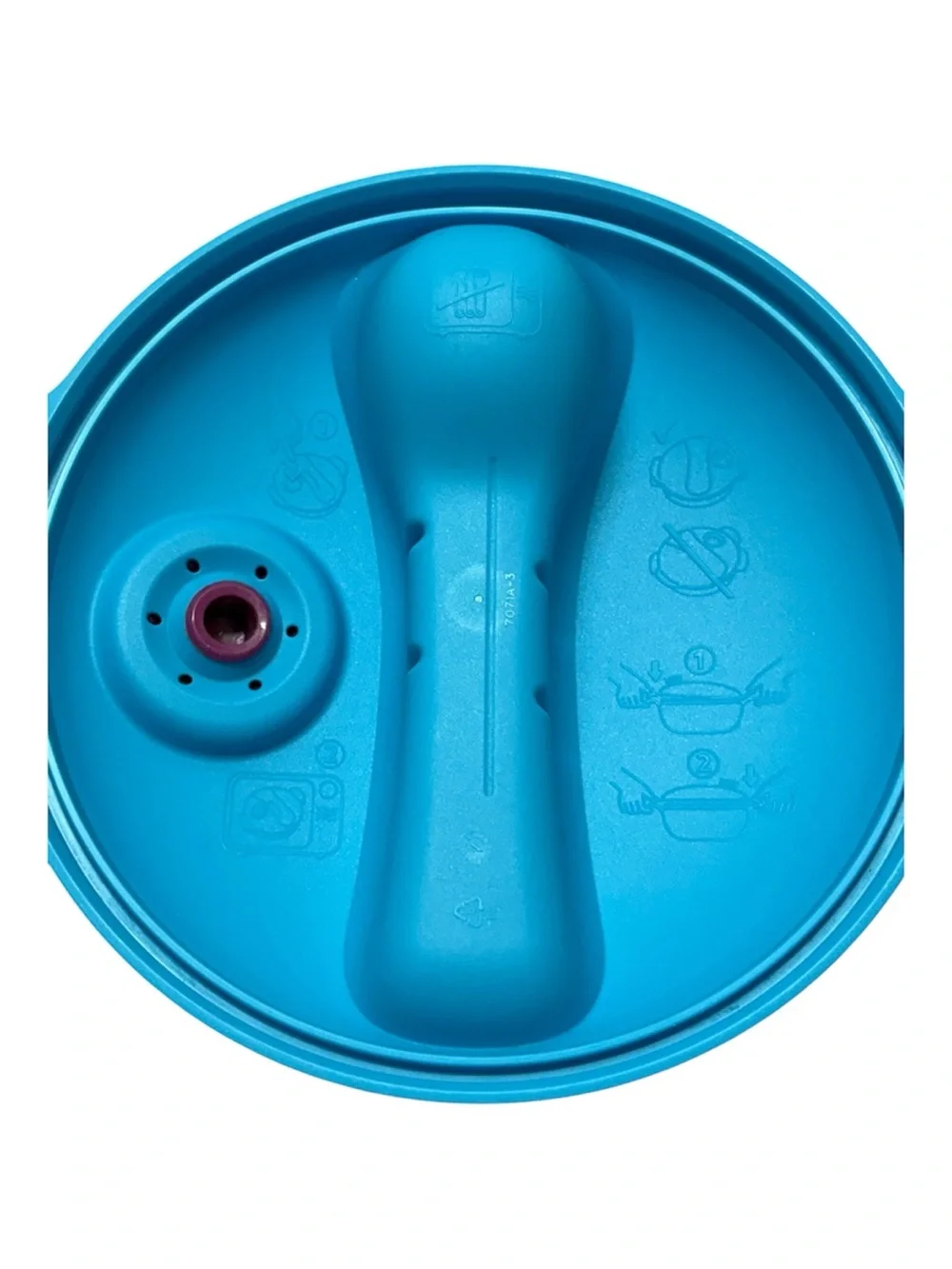 Tupperware Hot Food On the Go Container 6.25 Cup Capacity & Utensils Item 1700-6